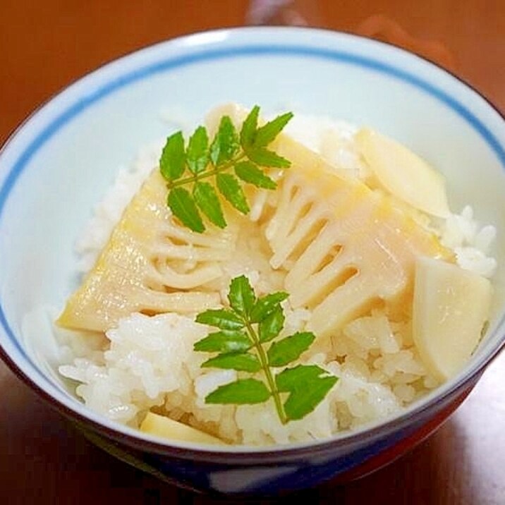 白だしで簡単。たけのこご飯の作り方